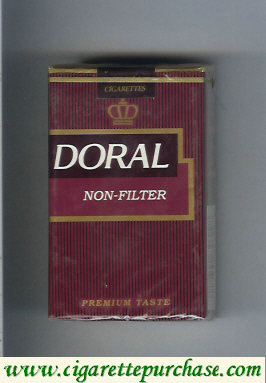 Doral Premium Taste Non-Filter cigarettes soft box